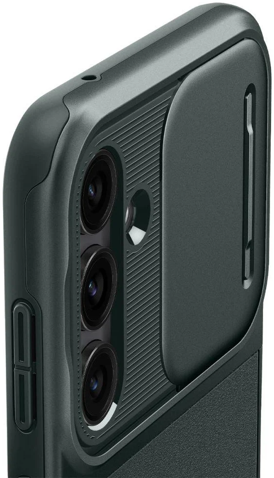 Spigen Optik Armor Samsung Galaxy S23 FE Hoesje Camera Slider Groen afbeelding 13