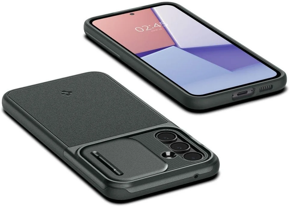 Spigen Optik Armor Samsung Galaxy S23 FE Hoesje Camera Slider Groen afbeelding 8