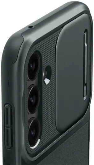 Spigen Optik Armor Samsung Galaxy S23 FE Hoesje Camera Slider Groen afbeelding 13