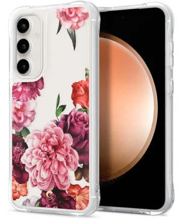 Spigen Cyrill Cecile Samsung Galaxy S23 FE Hoesje Rose Floral Hoesjes