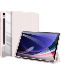 Dux Ducis Toby Samsung Galaxy Tab S9 FE Hoes Tri-Fold Book Case Roze