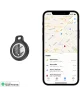 Hoco E91 Bluetooth Tracker - Werkt met Apple Find My / Zoek Mijn Zwart