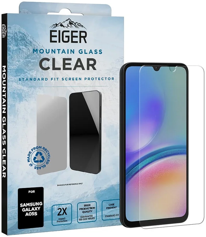 Eiger Mountain Glass Samsung Galaxy A05s Screen Protector afbeelding 1