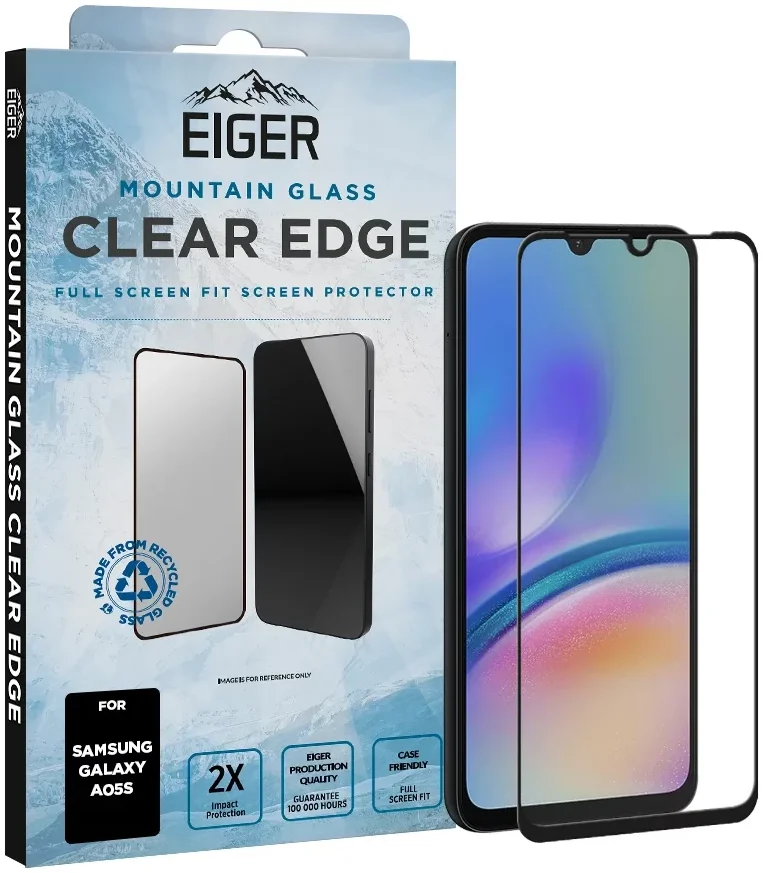 Eiger Mountain Glass Edge Samsung Galaxy A05 Screen Protector afbeelding 1