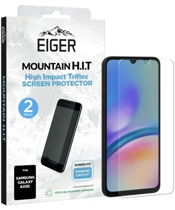 Eiger Mountain H.I.T Samsung Galaxy A05 Scherm Folie (2-Pack) Screen Protectors