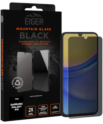 Eiger Mountain Privacy Samsung Galaxy A15 Screen Protector Screen Protectors