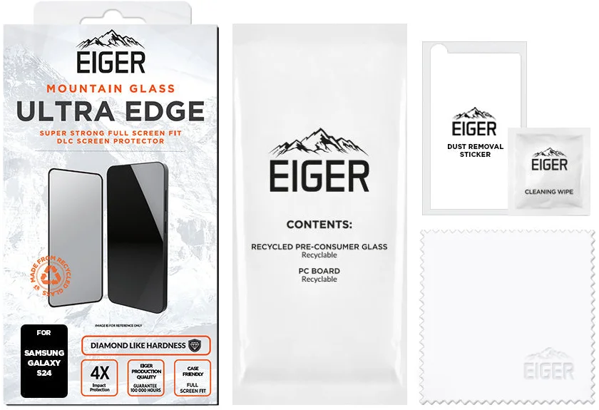 Eiger Mountain Glass ULTRA Samsung Galaxy S24 Tempered Glass afbeelding 4