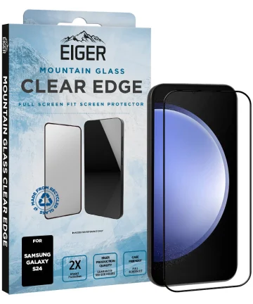 Eiger Mountain Glass Edge Samsung Galaxy S24 Screen Protector Screen Protectors