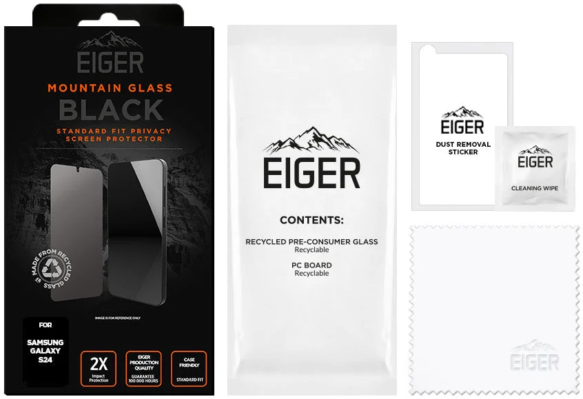 Eiger Mountain Privacy Samsung Galaxy S24 Screen Protector afbeelding 4
