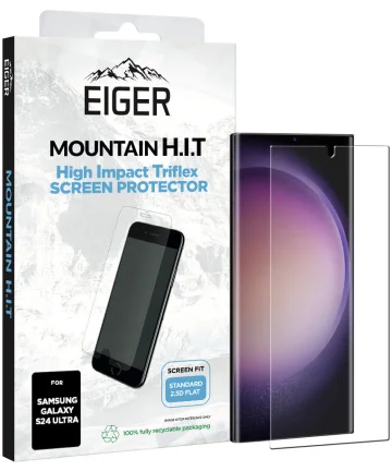 Eiger Mountain H.I.T Samsung Galaxy S24 Ultra Display Folie (2-Pack) Screen Protectors