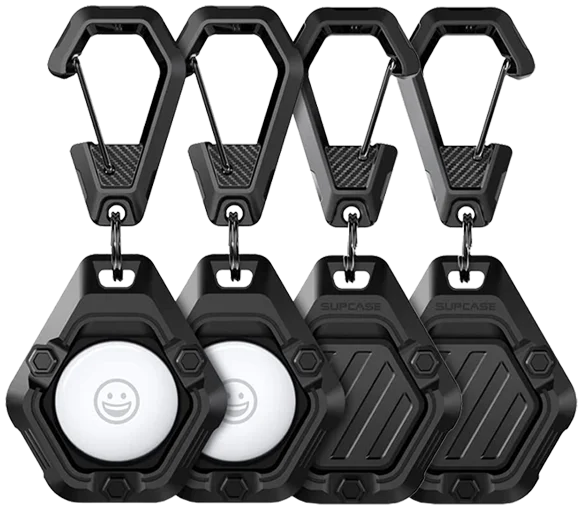 SUPCASE UB Pro Apple AirTag Hoesje Full Protect Sleutelhanger (4-Pack) afbeelding 1
