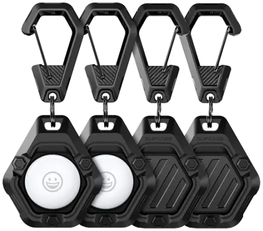 SUPCASE UB Pro Apple AirTag Hoesje Full Protect Sleutelhanger (4-Pack) afbeelding 1