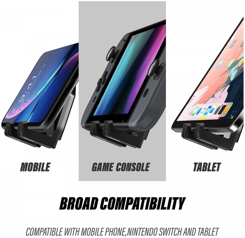 SUPCASE Heavy Duty Telefoon / Tablet Houder voor Bureau / Tafel Zwart afbeelding 8