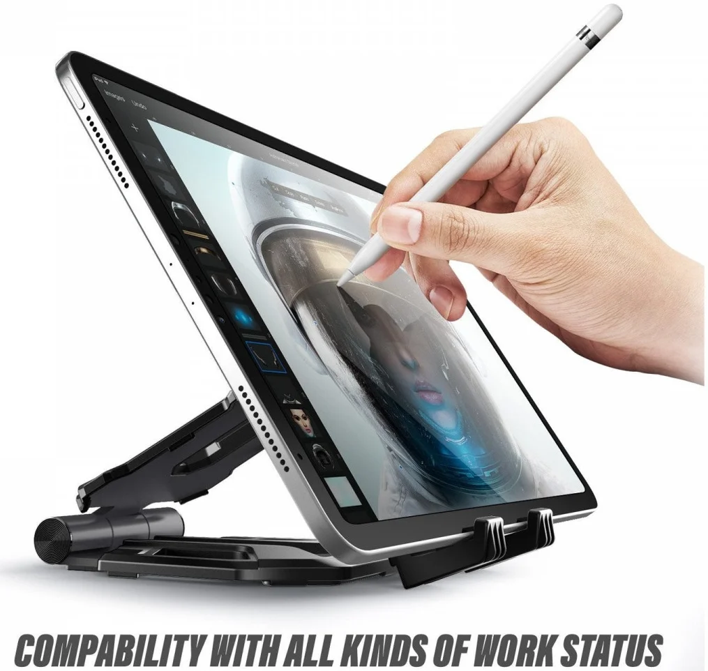 SUPCASE Heavy Duty Telefoon / Tablet Houder voor Bureau / Tafel Zwart afbeelding 9