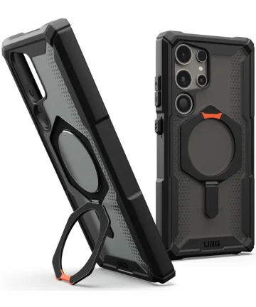 Urban Armor Gear Plasma Samsung S24 Ultra Hoesje Stand Zwart Hoesjes