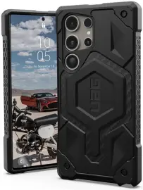 Urban Armor Gear Monarch Pro Samsung S24 Ultra Hoesje MagSafe Carbon