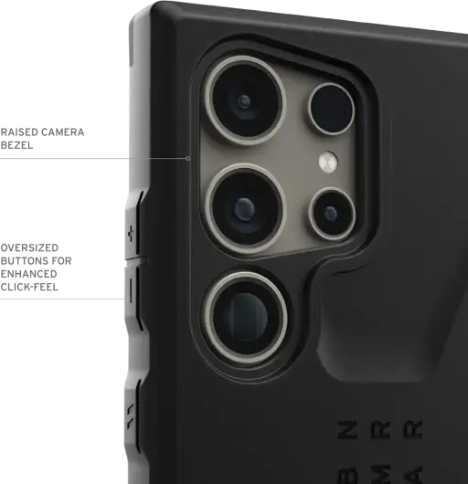 Urban Armor Gear Civilian Samsung Galaxy S24 Ultra Hoesje Zwart afbeelding 9