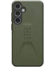 Urban Armor Gear Civilian Samsung Galaxy S24 Plus Hoesje Olive