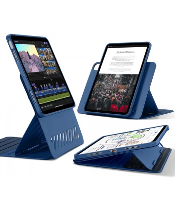 ESR Shift Apple iPad Air (2020/2022/2024) Hoes Book Case Blauw Hoesjes