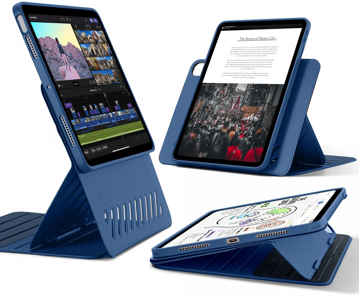 ESR Shift iPad Air 11 (2024/2025) / Air 10.9 (2022/2020) Hoes Book Case Blauw afbeelding 1