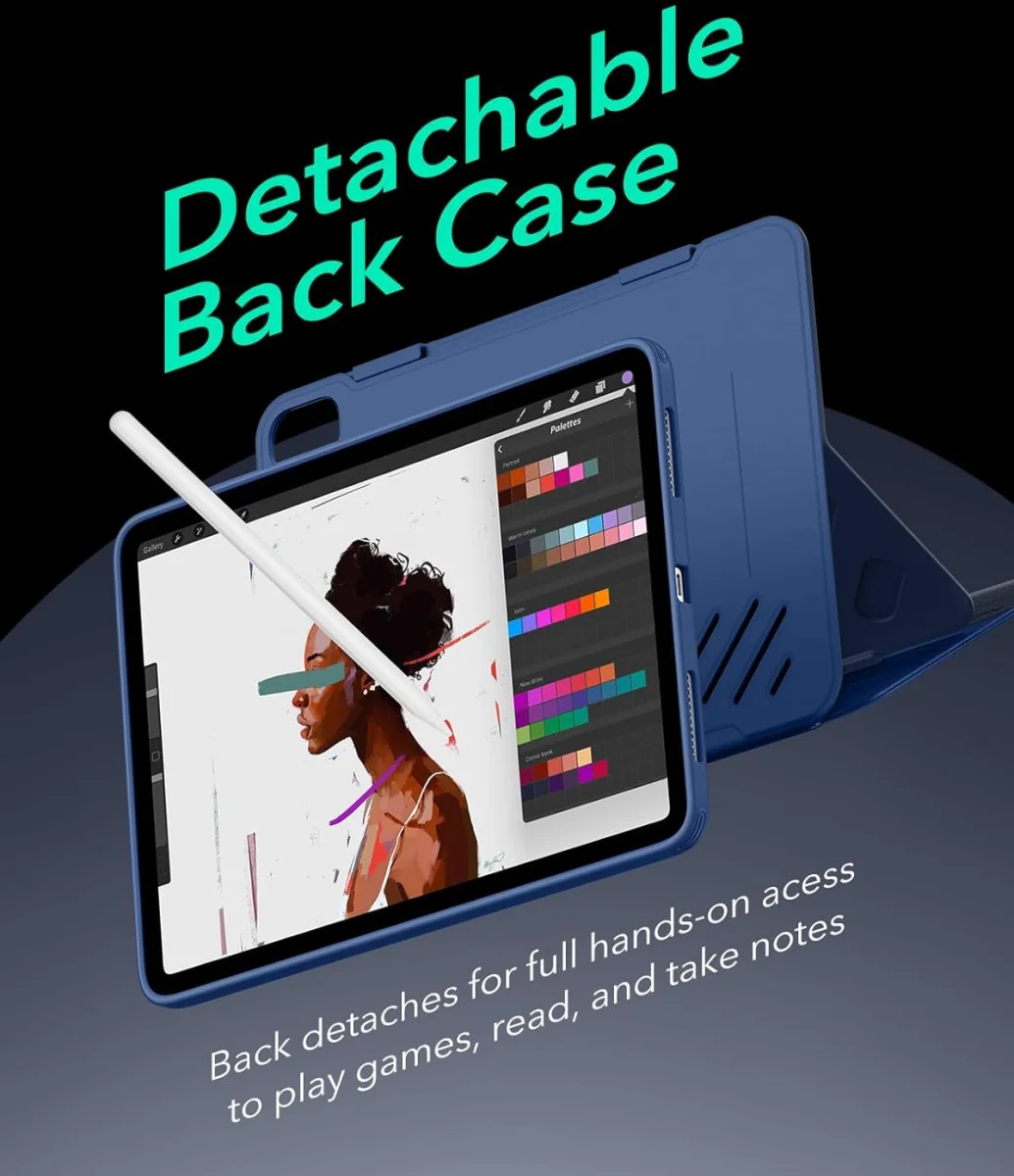 ESR Shift iPad Air 11 (2024/2025) / Air 10.9 (2022/2020) Hoes Book Case Blauw afbeelding 9