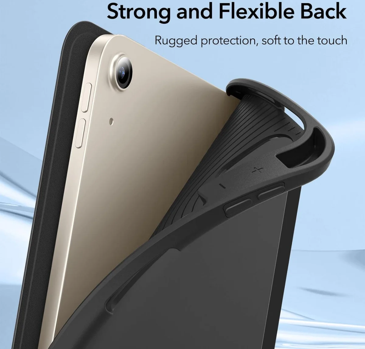 ESR Rebound Pencil Book Case iPad Air 11 (24/25)/Air 10.9 (22/20) Hoes Zwart afbeelding 7