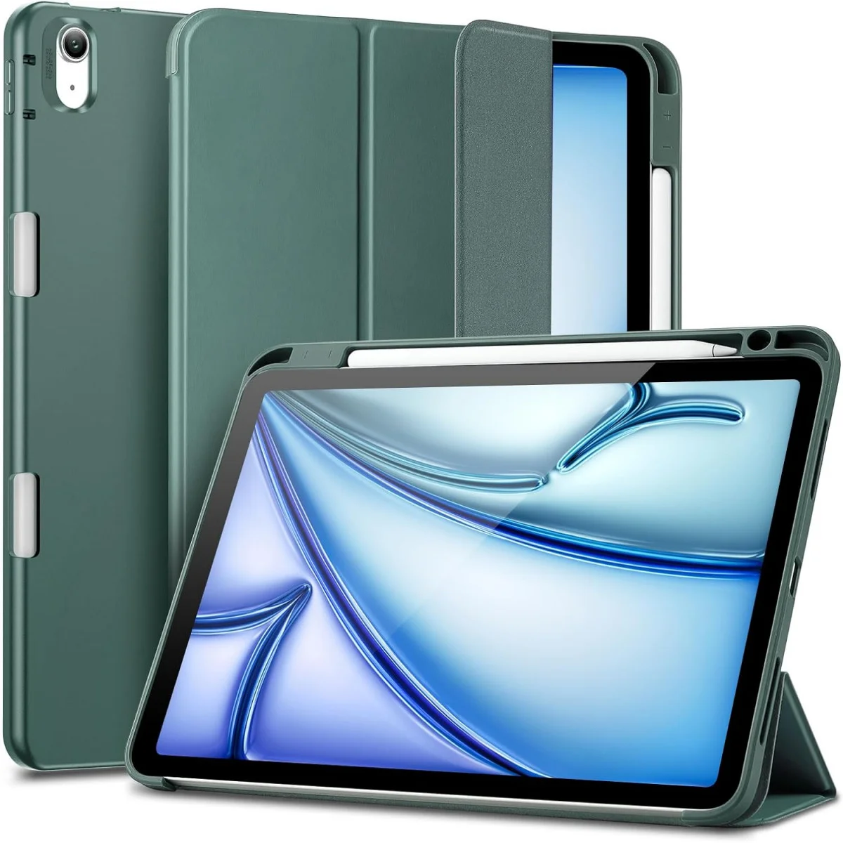 ESR Rebound Pencil Book Case iPad Air 11 (24/25)/Air 10.9 (22/20) Hoes Groen afbeelding 1