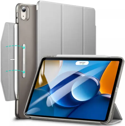 ESR Ascend iPad Air 11 (2024/2025)/Air 10.9 (2022/2020) Hoes Book Case Grijs afbeelding 1