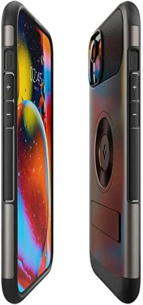 Spigen Slim Armor MagFit Apple iPhone 15 Hoesje MagSafe Gunmetal afbeelding 3