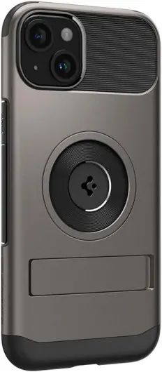Spigen Slim Armor MagFit Apple iPhone 15 Plus Hoesje MagSafe Gunmetal afbeelding 3