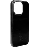 Rosso Elite iPhone 15 Pro Max Hoesje Leer MagSafe Zwart