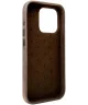 Rosso Elite iPhone 15 Pro Hoesje Leer Back Cover MagSafe Bruin