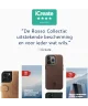 Rosso Elite iPhone 15 Pro Hoesje Leer Back Cover MagSafe Zwart