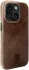 Rosso Elite iPhone 15 Hoesje Leer Back Cover MagSafe Bruin afbeelding 2