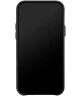 Rosso Elite iPhone 15 Hoesje Leer Back Cover MagSafe Zwart