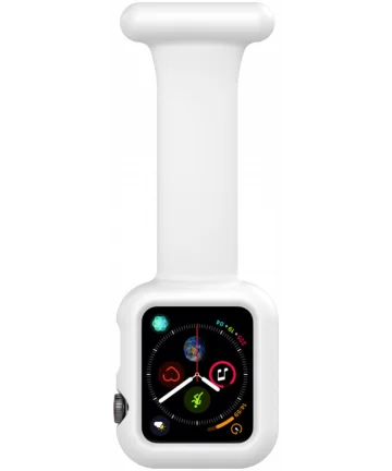 Apple Watch Verpleegkundige Bandje - 1-9/SE - 41MM/40MM/38MM - Siliconen - Wit Bandjes