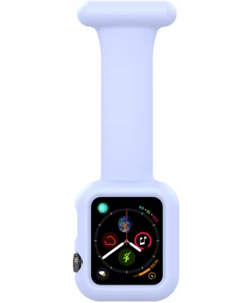 Apple Watch Verpleegkundige Bandje - 1-9/SE - 41MM/40MM/38MM - Siliconen - Paars Bandjes