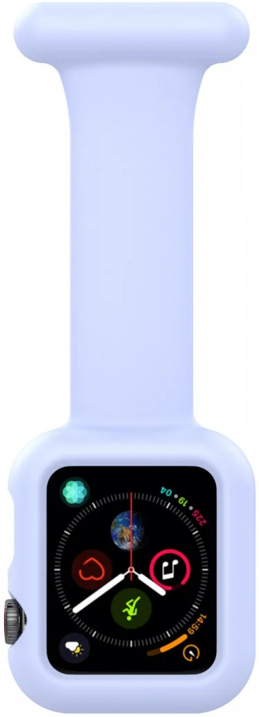 Apple Watch Verpleegkundige Bandje - 1-10/SE - 42/41/40/38MM - Siliconen - Paars afbeelding 1