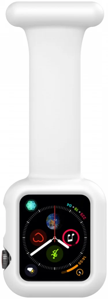 Apple Watch Verpleegkundige Bandje - 1-10/SE/Ultra - 49/46/45/44/42MM - Wit afbeelding 1