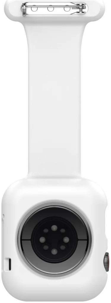 Apple Watch Verpleegkundige Bandje - 1-10/SE/Ultra - 49/46/45/44/42MM - Wit afbeelding 3