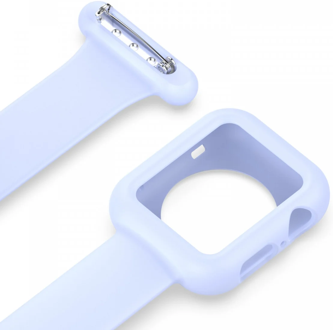 Apple Watch Verpleegkundige Bandje - 1-10/SE/Ultra - 49/46/45/44/42MM - Blauw afbeelding 2