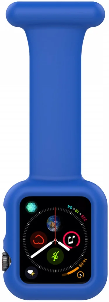 Apple Watch Verpleegkundige Bandje - 1-10/SE/Ultra - 49/46/45/44/42MM - Navy afbeelding 1