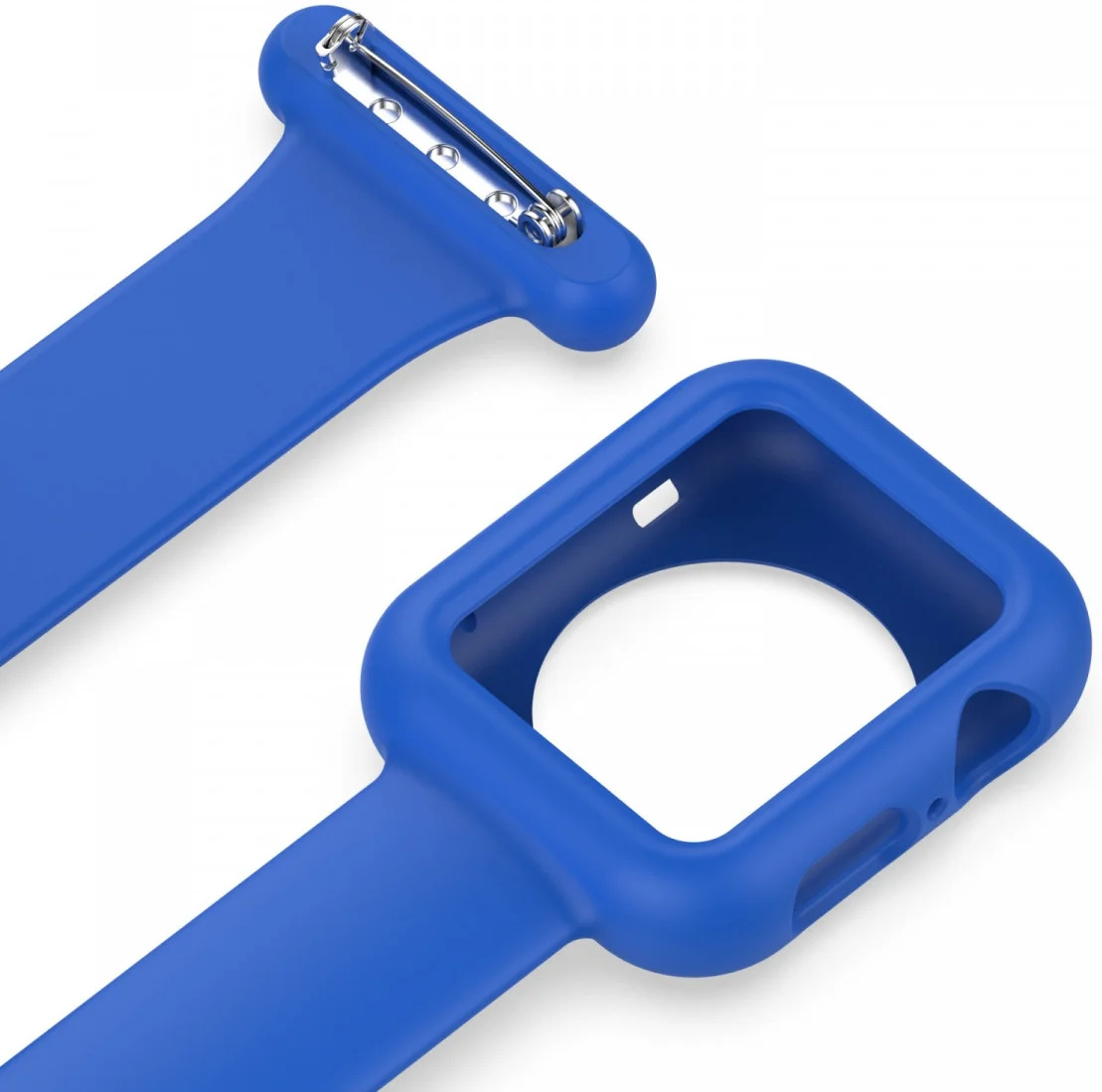 Apple Watch Verpleegkundige Bandje - 1-10/SE/Ultra - 49/46/45/44/42MM - Navy afbeelding 2