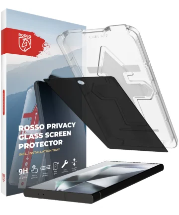 Rosso Samsung Galaxy S24 Ultra Privacy Glass met Installatietray Screen Protectors