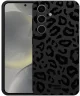 HappyCase Samsung Galaxy S24 Hoesje Flexibel TPU Luipaard Zwart Print