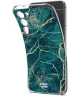 HappyCase Samsung Galaxy S23 FE Hoesje Flexibel TPU Aqua Marmer Print