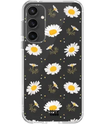 HappyCase Samsung Galaxy S23 FE Hoesje Flexibel TPU Bloemen Print