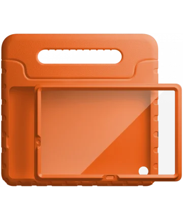 HappyCase Candy+ Samsung Tab A9 Kinder Hoes met Screenprotector Oranje Hoesjes