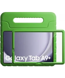 HappyCase Candy+ Samsung Tab A9 Plus Kinder Hoes met Screenprotector Groen