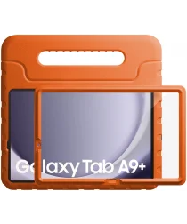 HappyCase Candy+ Samsung Tab A9 Plus Kinder Hoes met Screenprotector Oranje